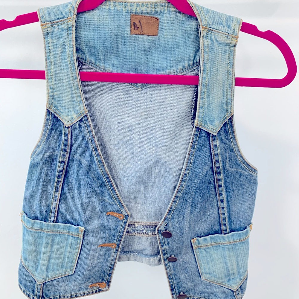 Denim vest